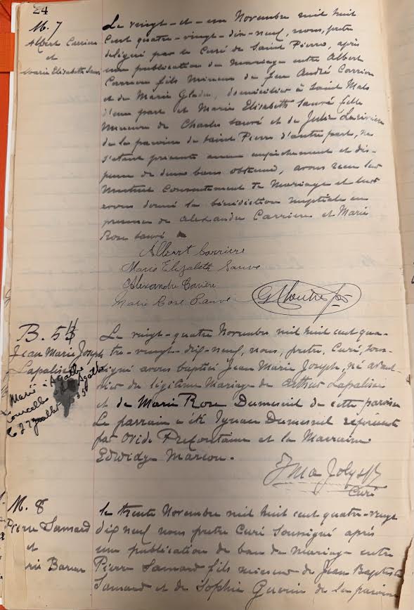 Marriage Record