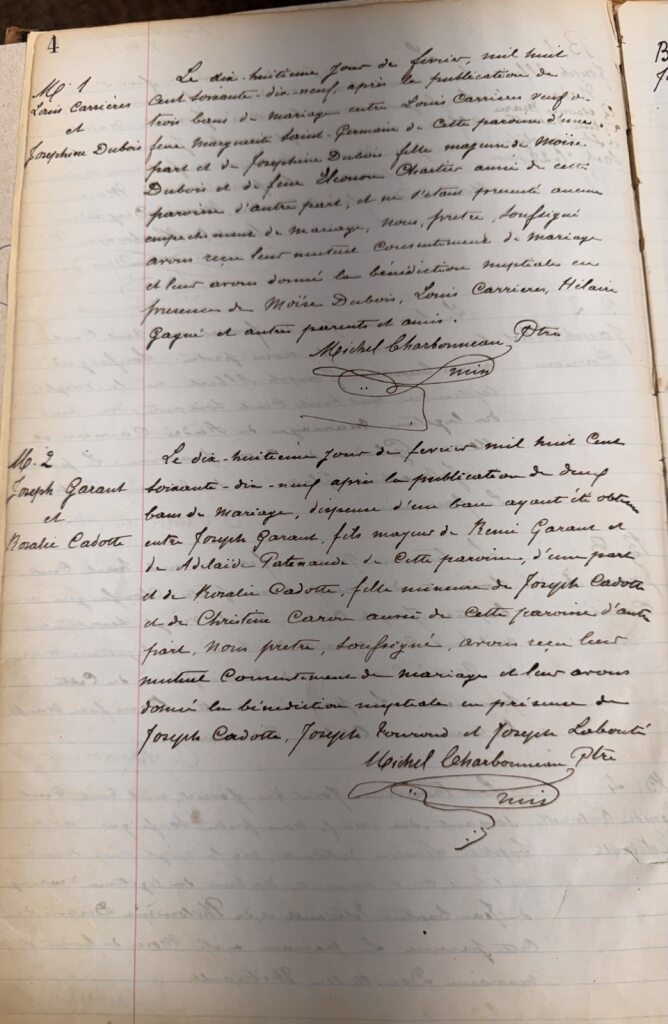 Marriage Record