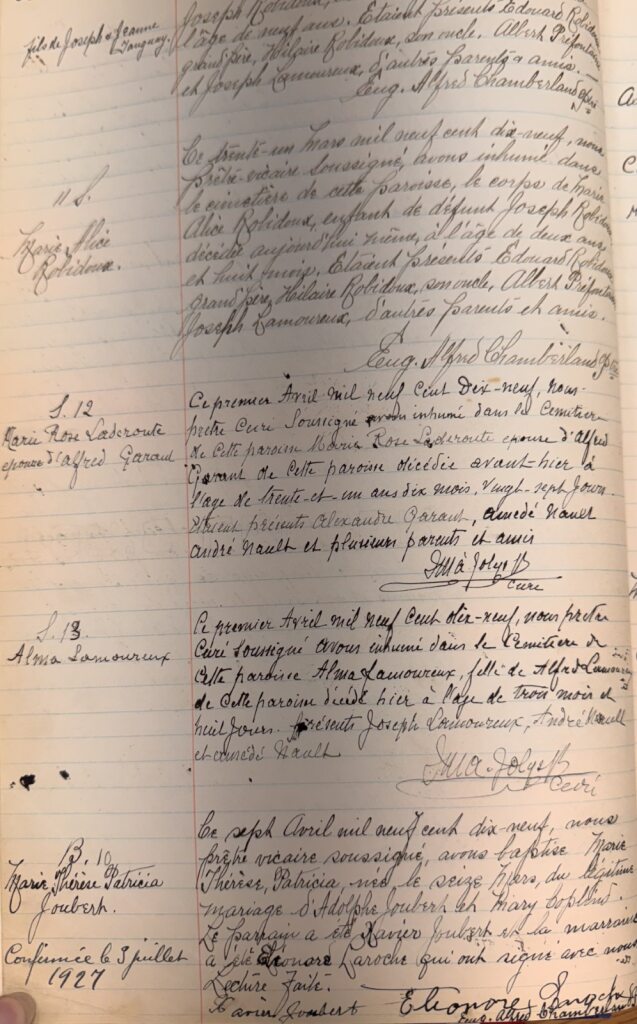 Burial Record