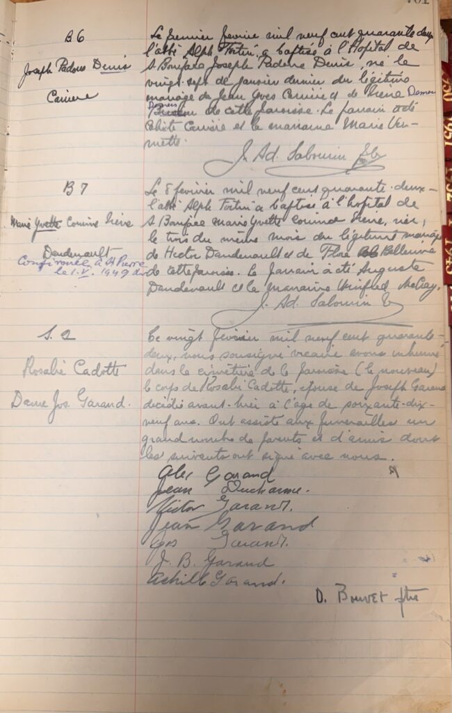 Burial Record